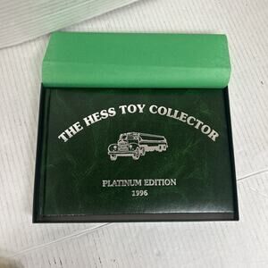 The Hess Toy Collector Book Platinum Edition 1996 #1420/5000